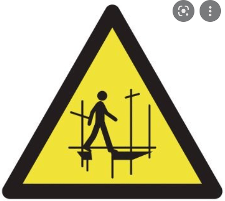 Scaffolding sign